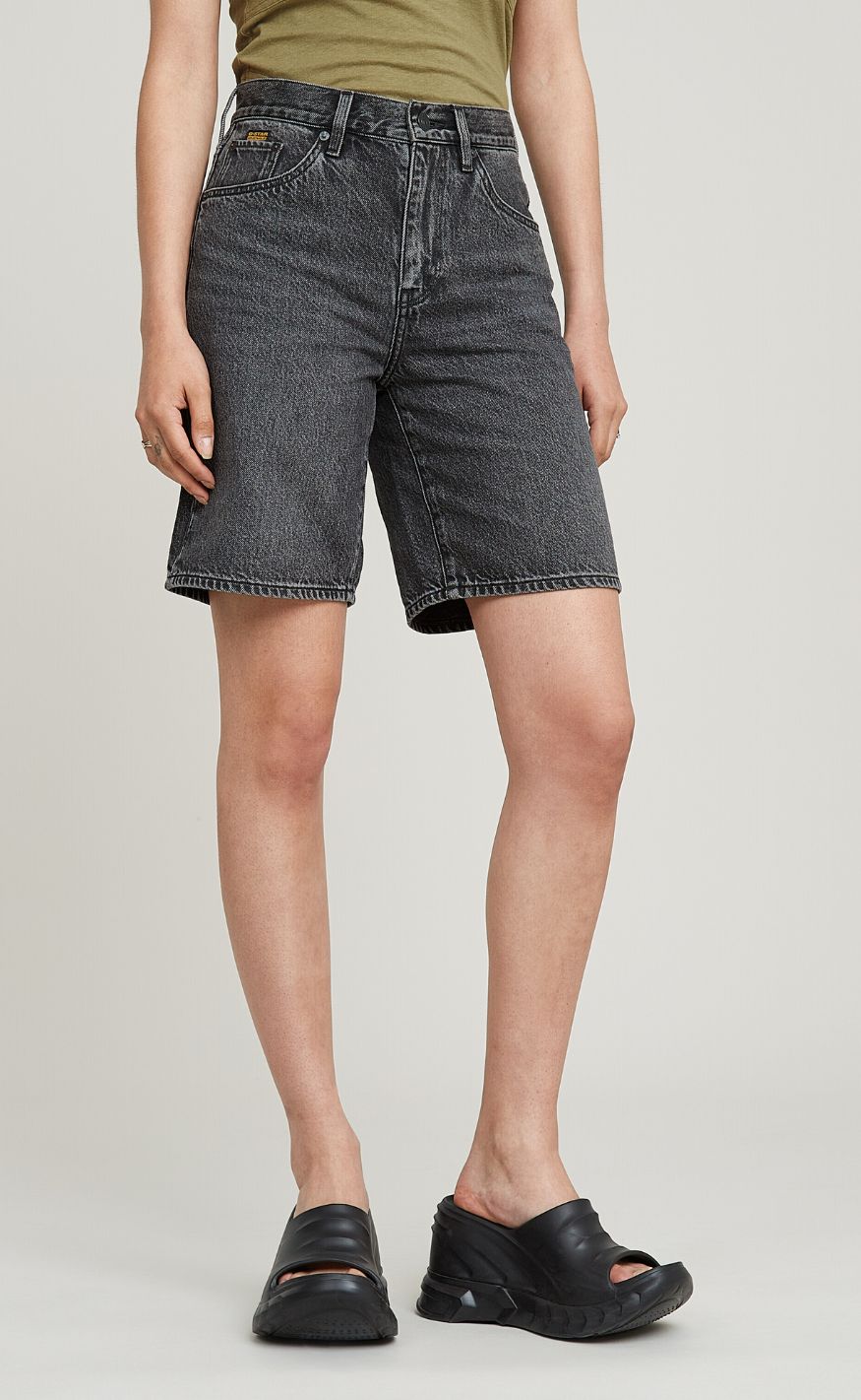 G-STAR Shorts - Viktoria Bermuda wmn - Faded Eolith Grey